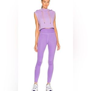 3 Piece 💜💜 7 Days Active Set Bra, TKO Tights, Crop Top Hoodie from Revolve